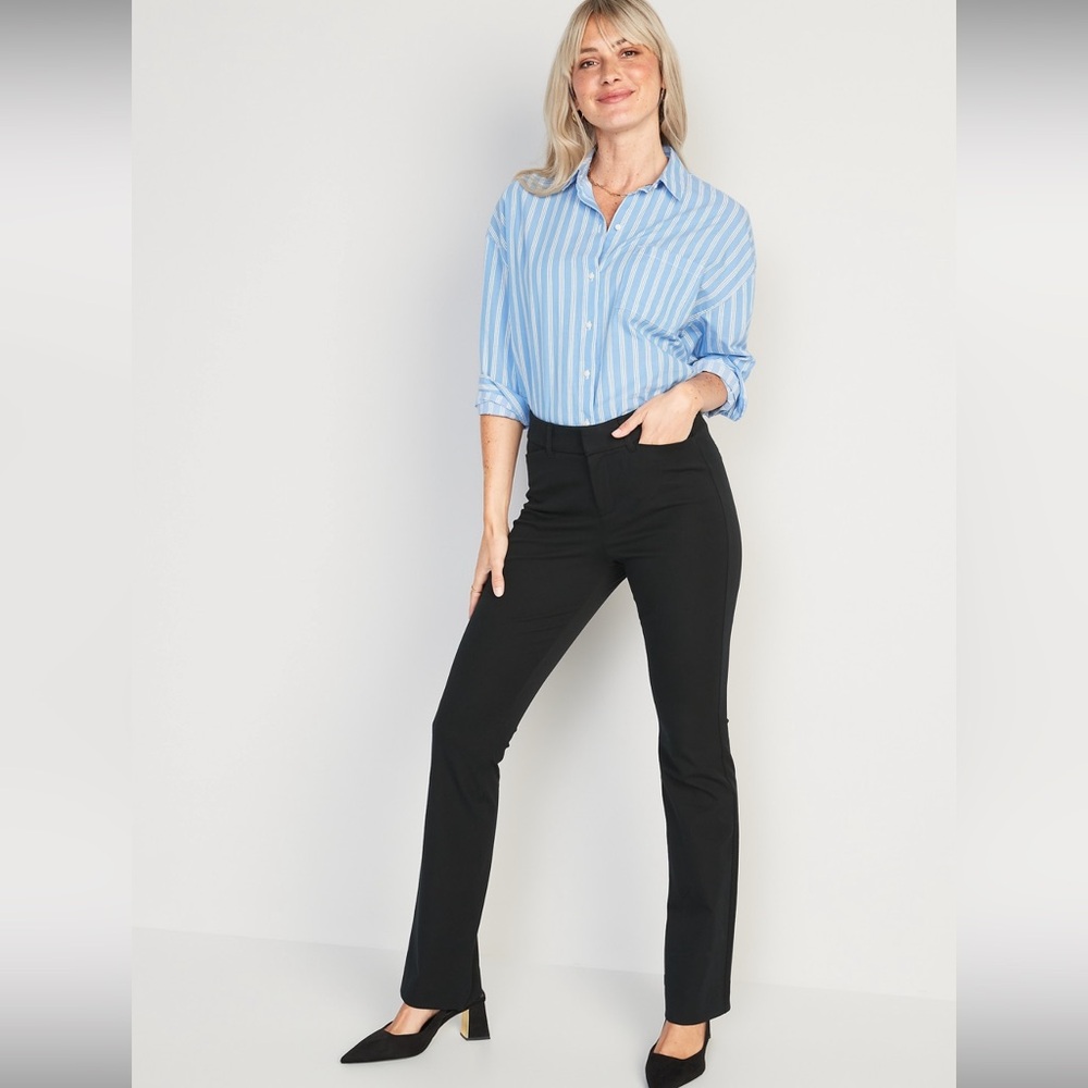 NWT High-Waisted Pixie Flare Pants for Women (Regular)